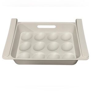 Hanging Egg Holder for Fridge Shelf Plastic 12-Egg Storage Tray New